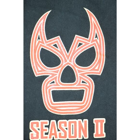Lucha Underground Season II Mask Logo Full Zip Hoodie M - Picture 6 of 8